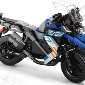 Moto azul de lego