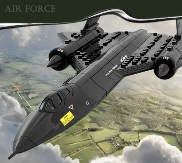 Black bird sr-71 de lego