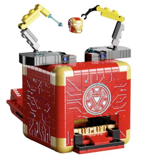 Iron man box de lego